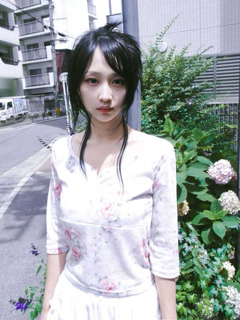 aoyu（アオユ）の「ヴィンテージ ローズ 3/4 Tシャツ アイボリー（トップス）」