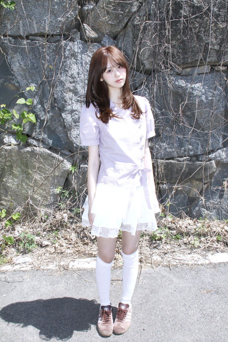 DOT FRILL CANG CANG MINI SKIRT (2COLOR)