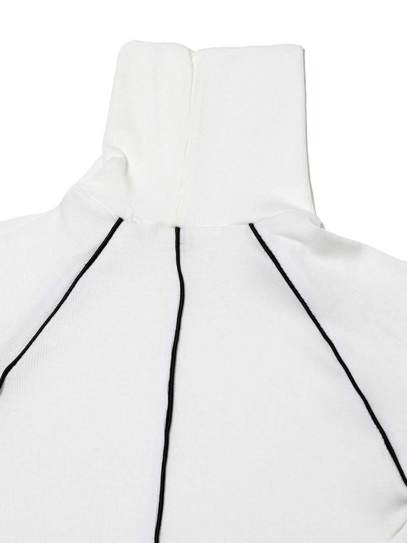 Piping Turtleneck T-shirts(WH)