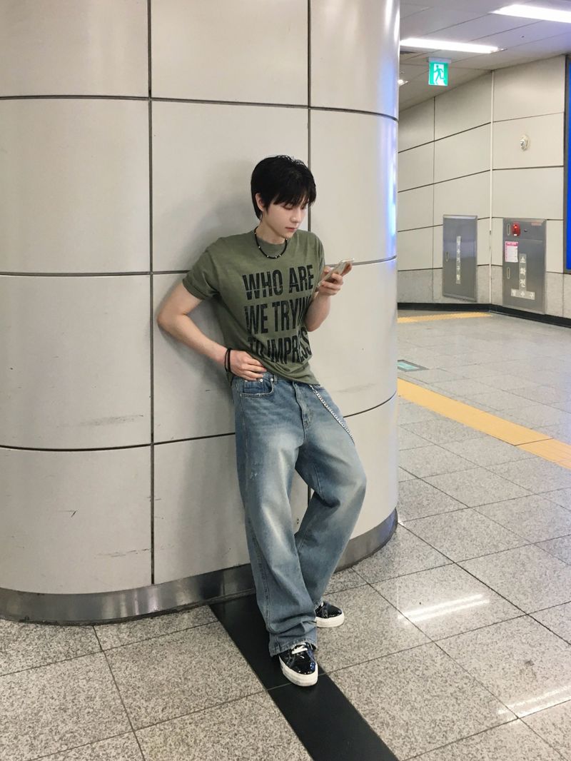 IM Press Slub Short Sleeve T-shirt 4C
