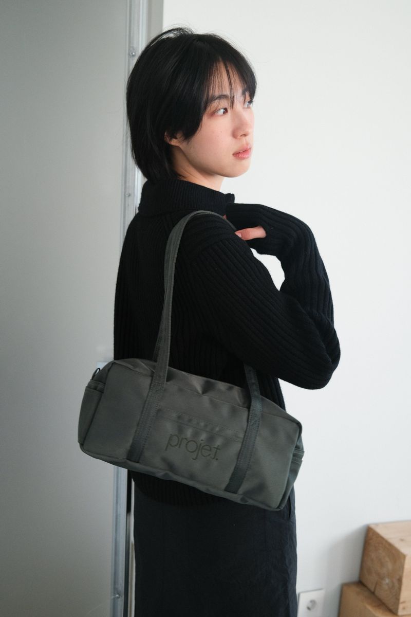 compact duffle bag (deep green)