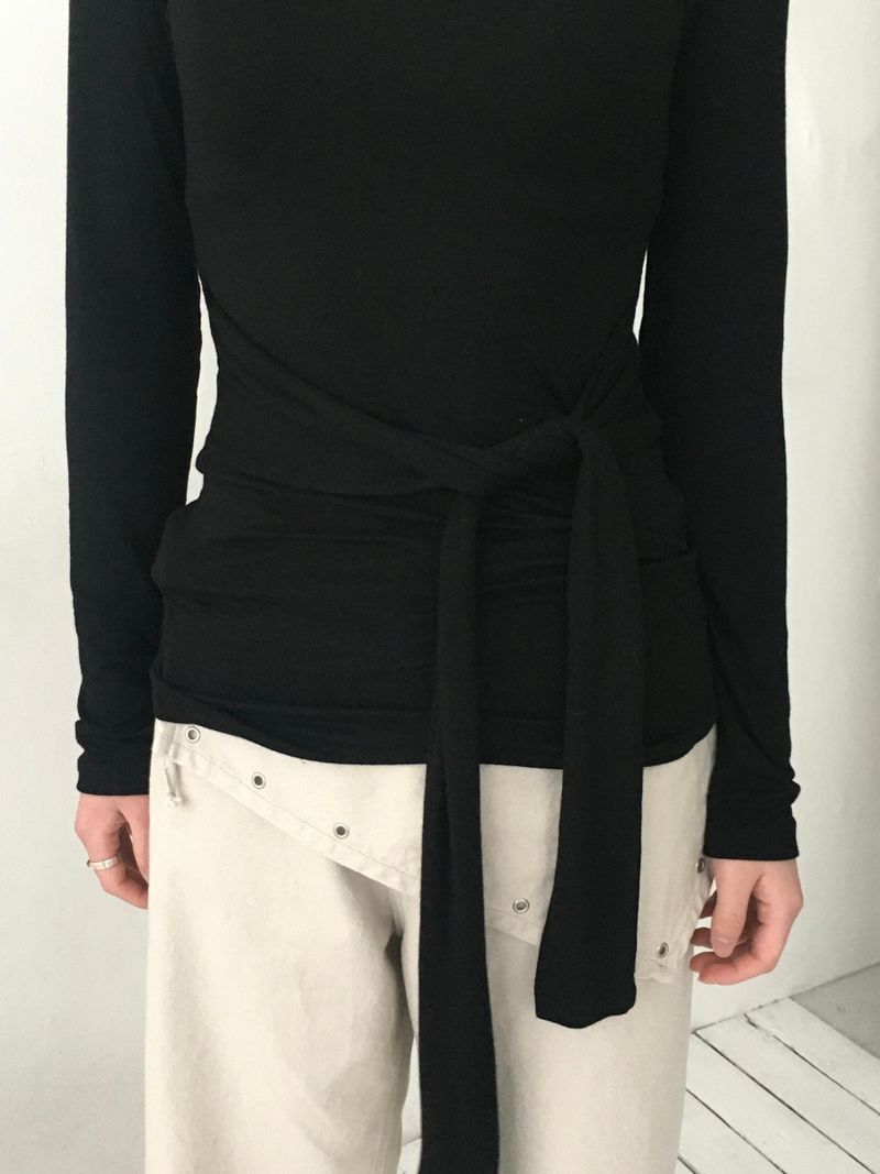 Glam Layering Tie Long Sleeve (4c)