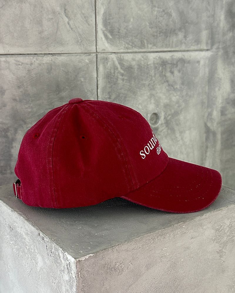 Vintage Pigment Red Ball Cap