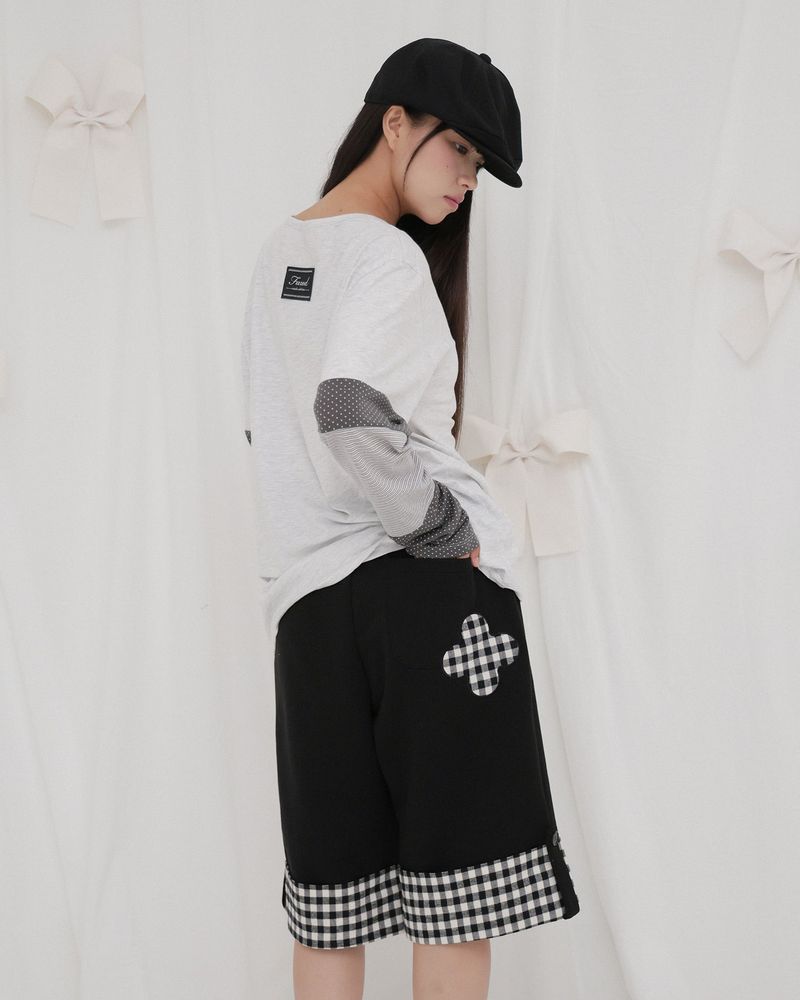 Fazed(フェイズド)の「CHECK FOLDING BERMUDA SWEATPANTS(Pants)」