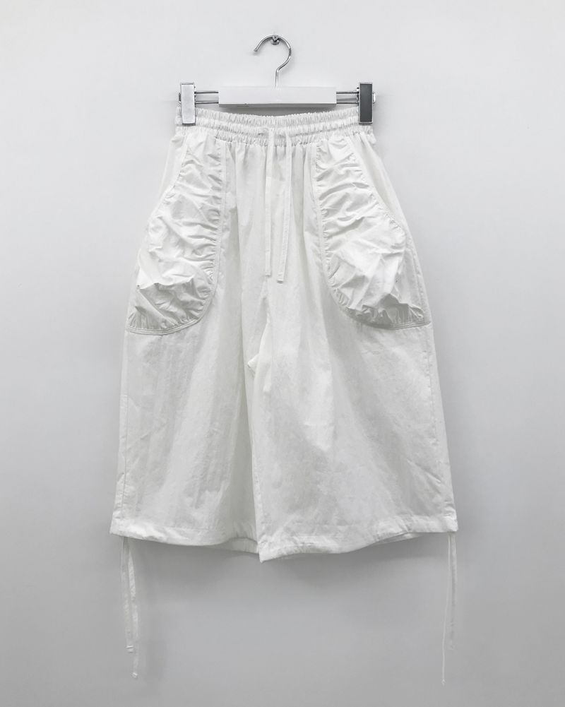 Kine Shirred Bermuda Pants (3color)