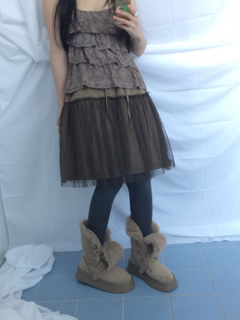 Texture Shirring Jumper