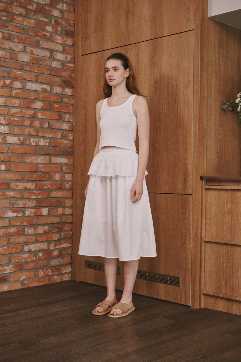 Round sleeveless (Ivory)