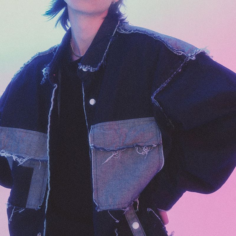 grunge denim shirt_blue