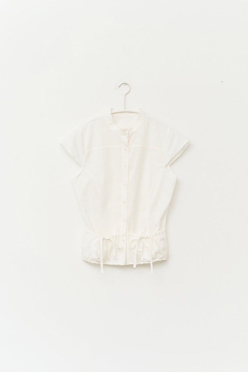 (W) Cake Pocket Slim Shirt