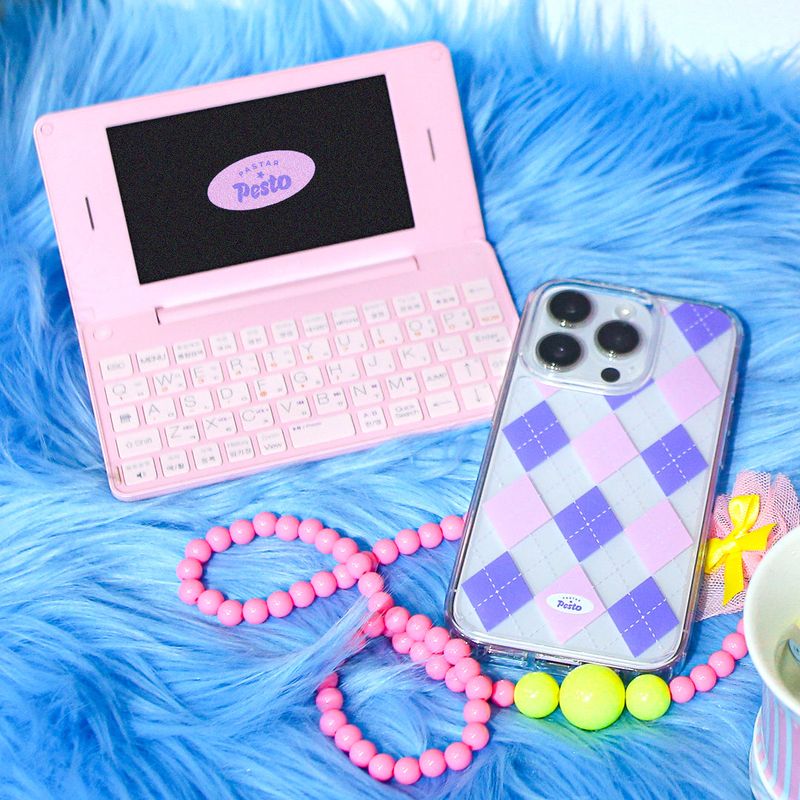 【MADE】Argyle Jelly hard Phone case