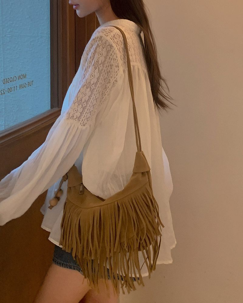 MAYBINS（メイビンス）の「Pebbe Western Fringe Shoulder Bag（Bags）」