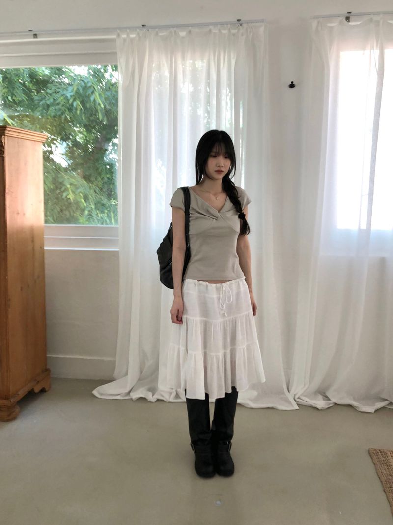 Andy Cancan Midi Skirt (2 colors)