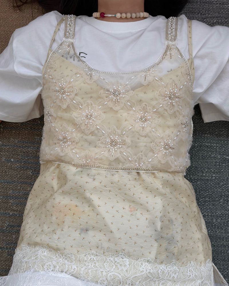 Glowy Beads Top