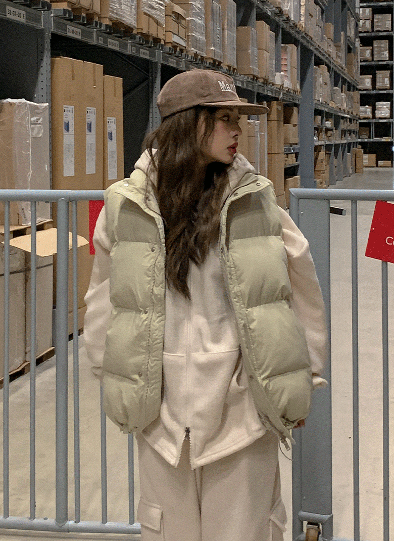 ULAN(ユレン)の「ゼリーベーシックダウンベスト(Jackets/Outerwear)」