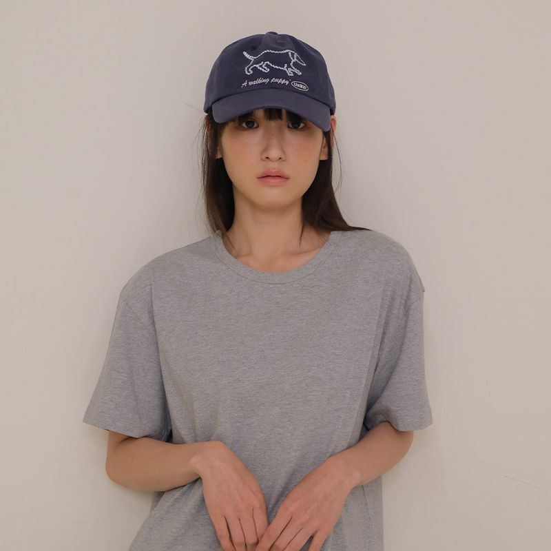 Navy Washing Puppy Cap