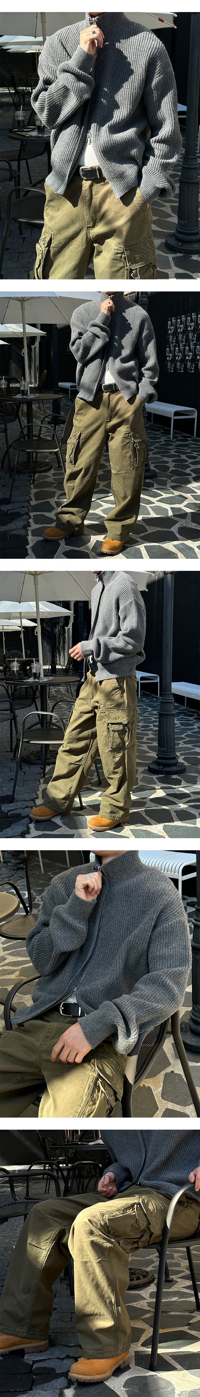  [Unisex] Double cargo stitch pants(3color)