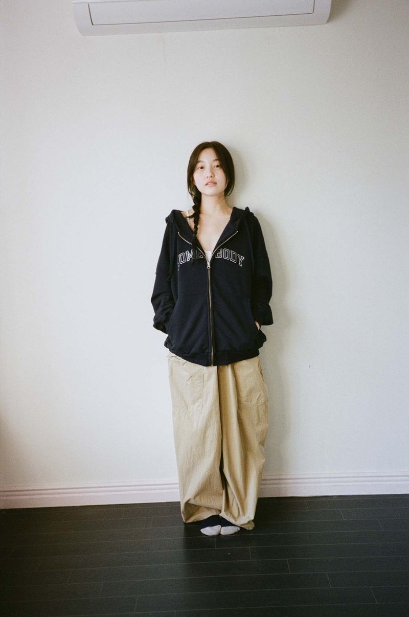 Homebody Hoodie Zip-Up (Navy)