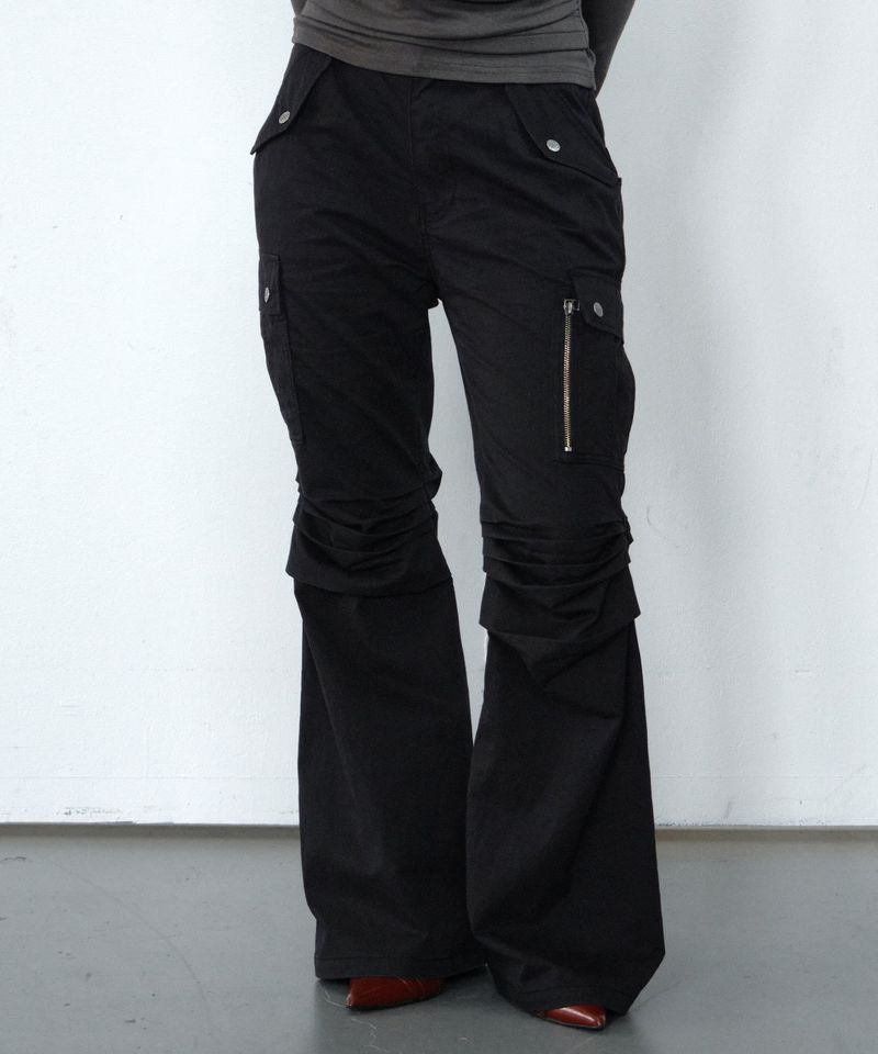 sh bootcut pants (black)