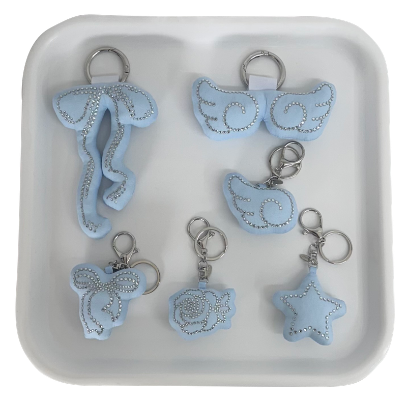 [MADE] Twinkle cushion keyring - small ribbon