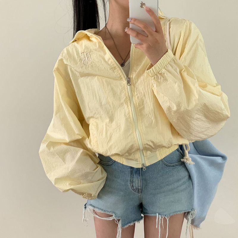 [Bellide made] Two-Way Anorak Windbreaker