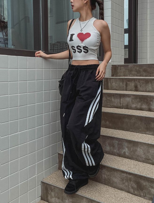 Curve Track Bridge Nylon Pants