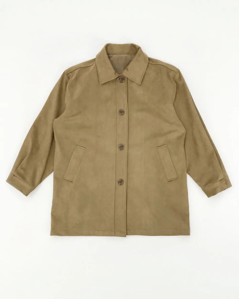 Saco Suede Half Coat (2color)