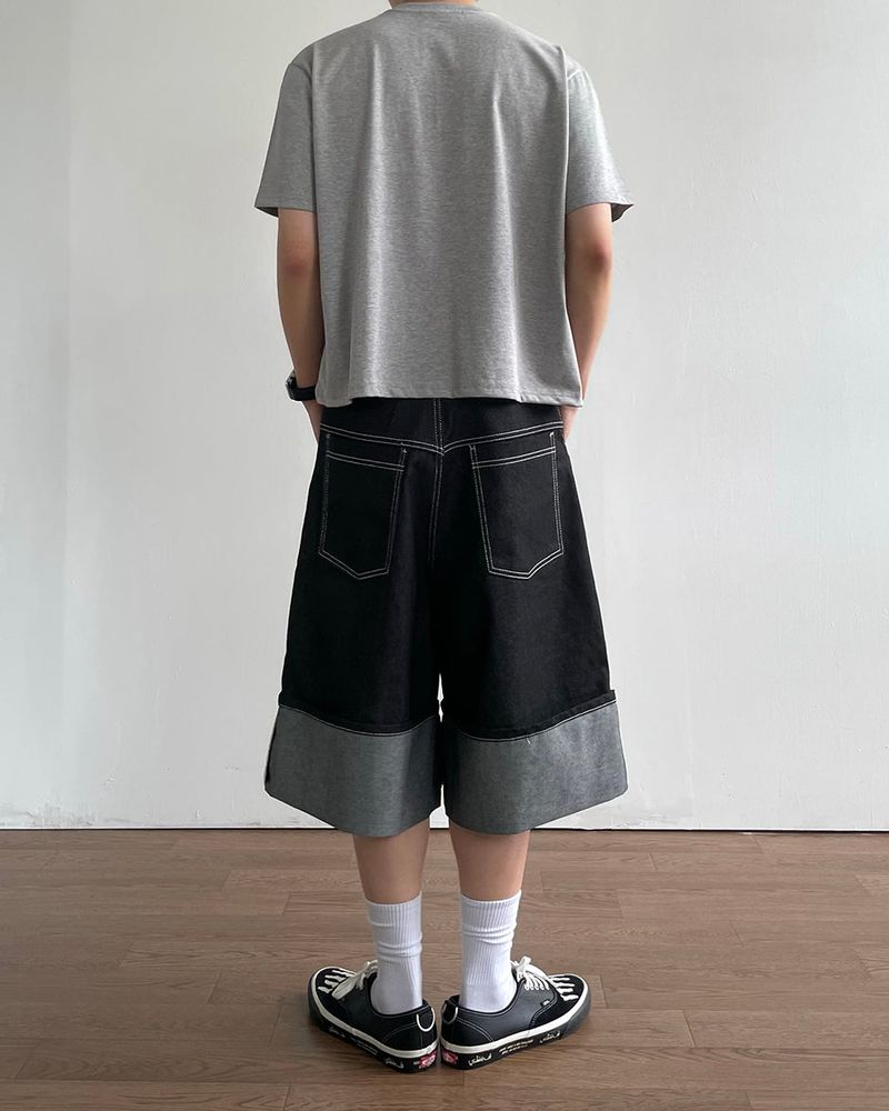 American Flag Cropped Short Sleeve Tee