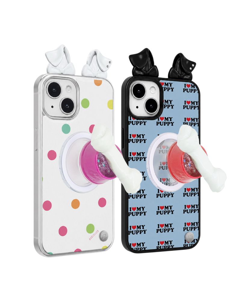 ODDiTEETH（オディティース）の「*MagSafe | ノーティー パピー ケース (CASE + GRIPTOK SET)（スマホグッズ/小物）」