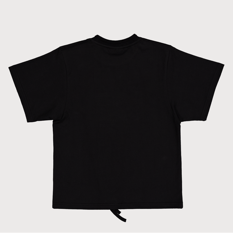 RIBBON ROCK T-SHIRT BLK