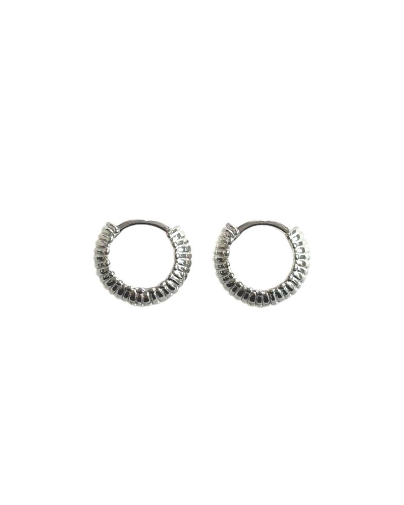 Layer of U earring (silver)