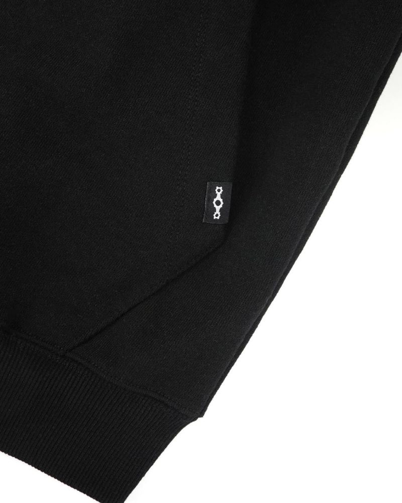 BDM Hoodie Zip Up Jacket Black