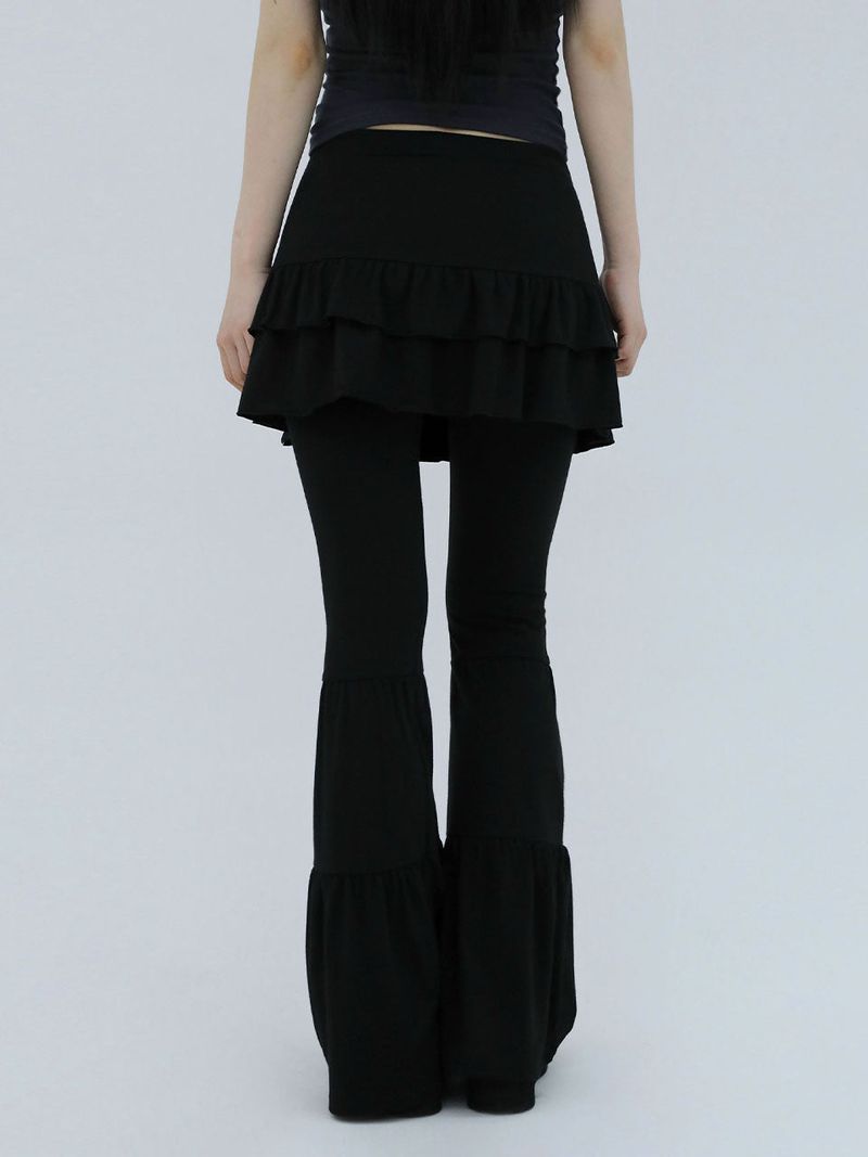 CANCAN SKIRT PANTS(BLACK)