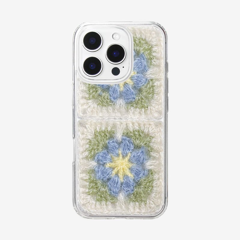 DELPHIN(デルフィン)の「MOTIFS HARD JELL CASE - E - BLUE(Smartphone Accessories)」