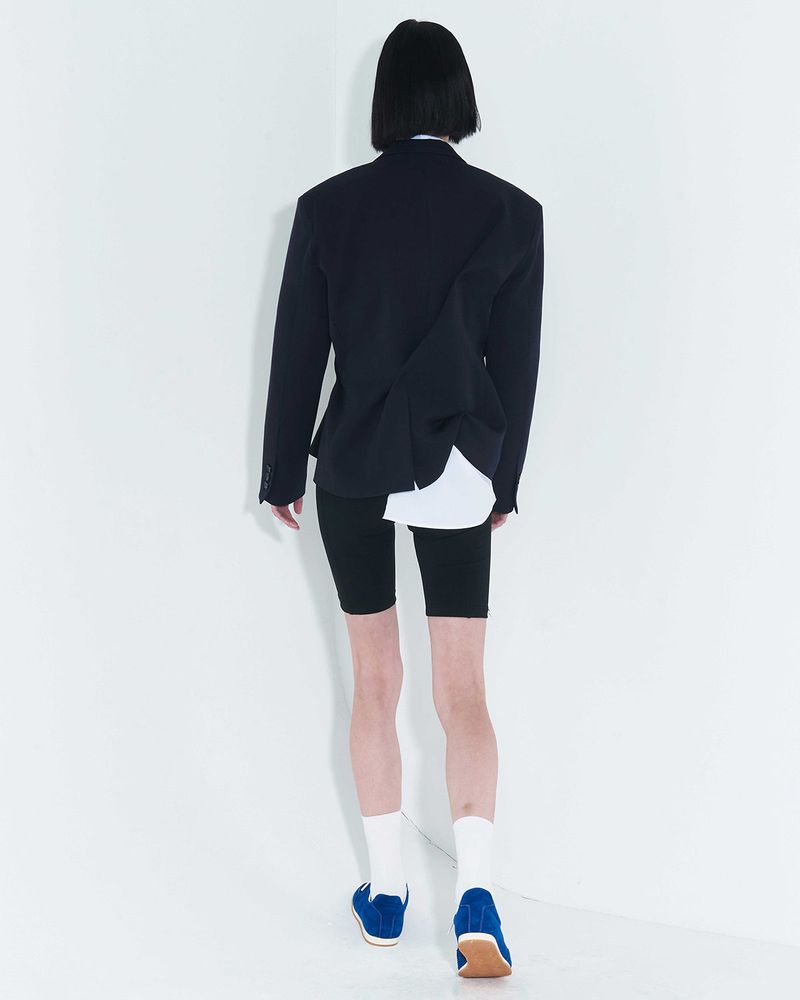 DOZI - Pinched Tailored Jacket _ Dark Navy