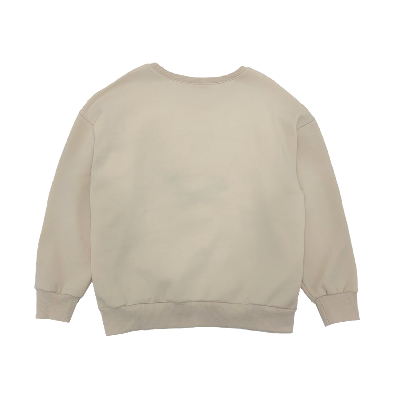 BIG FLOWER NAPPING SWEAT SHIRT