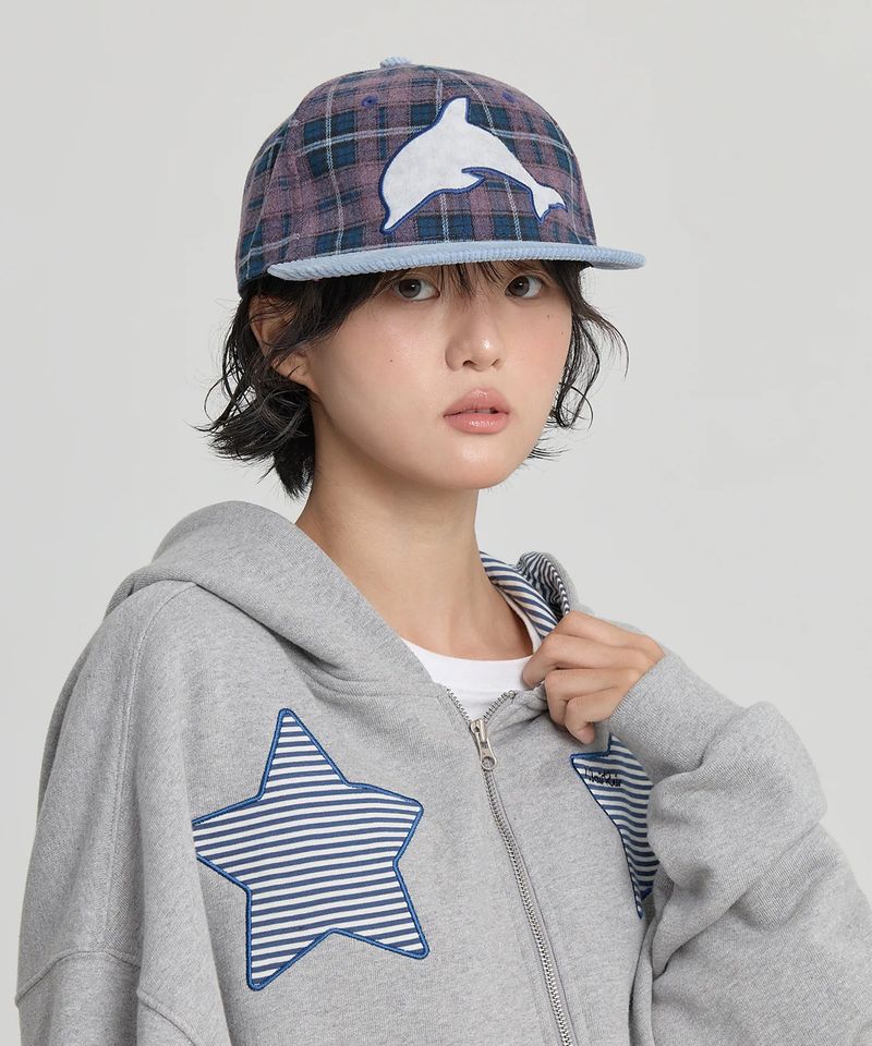 WaiKei（ワイケイ）の「フランネル チェック ドルフィン キャップ（帽子）」