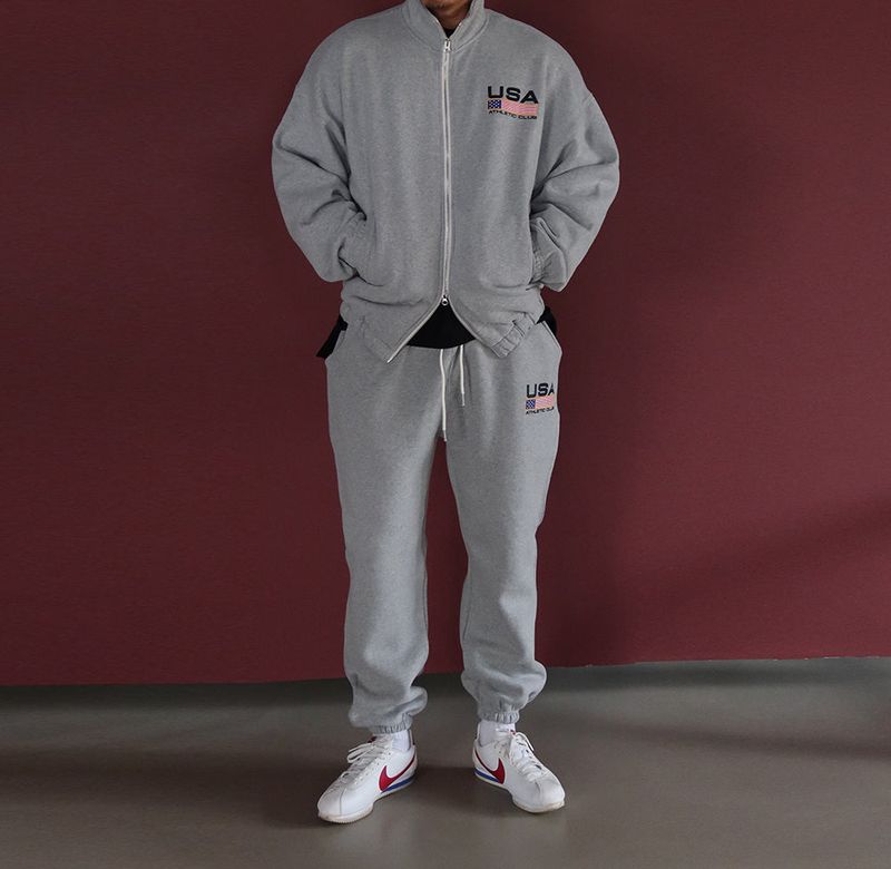 [UNISEX] American fleece zip-up jacket