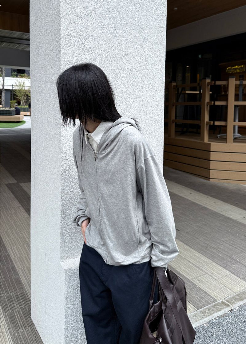  BASIC ZIP HOODIE