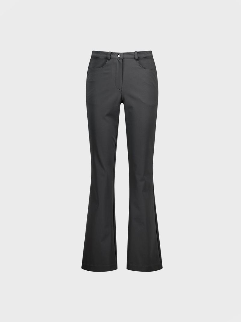  Eyelet Bootcut Pants_Charcoal