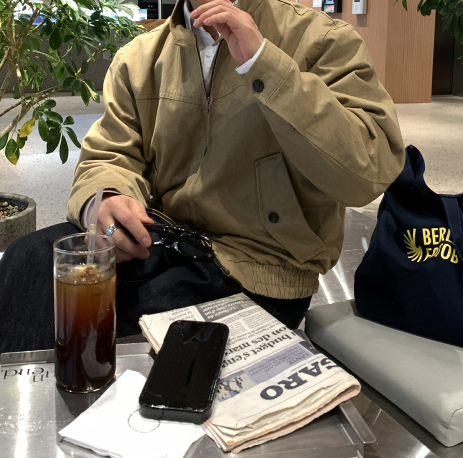Dusty Pigment Cotton Herrington Jacket
