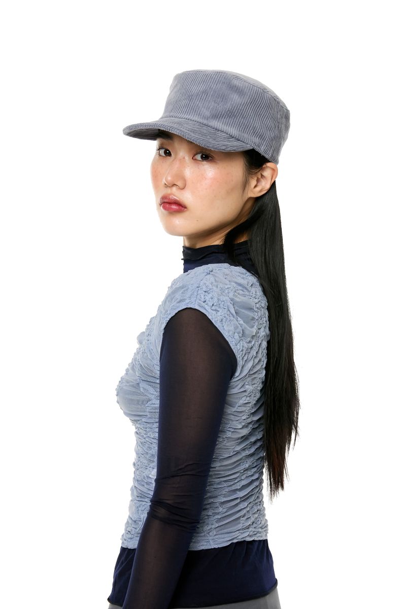 KEPI CORDUROY HAT / BLUE GREY