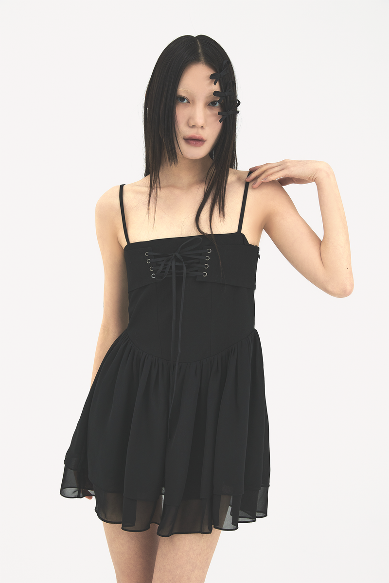 Bustier dress Black