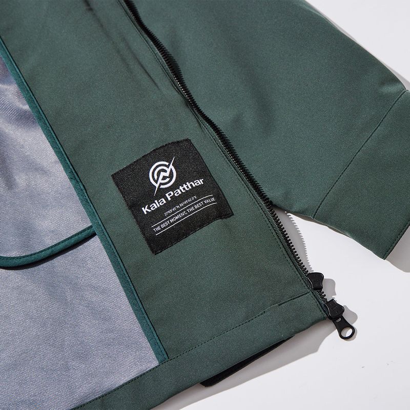 3 Layer Hard Shell Long-Jacket - KHAKI