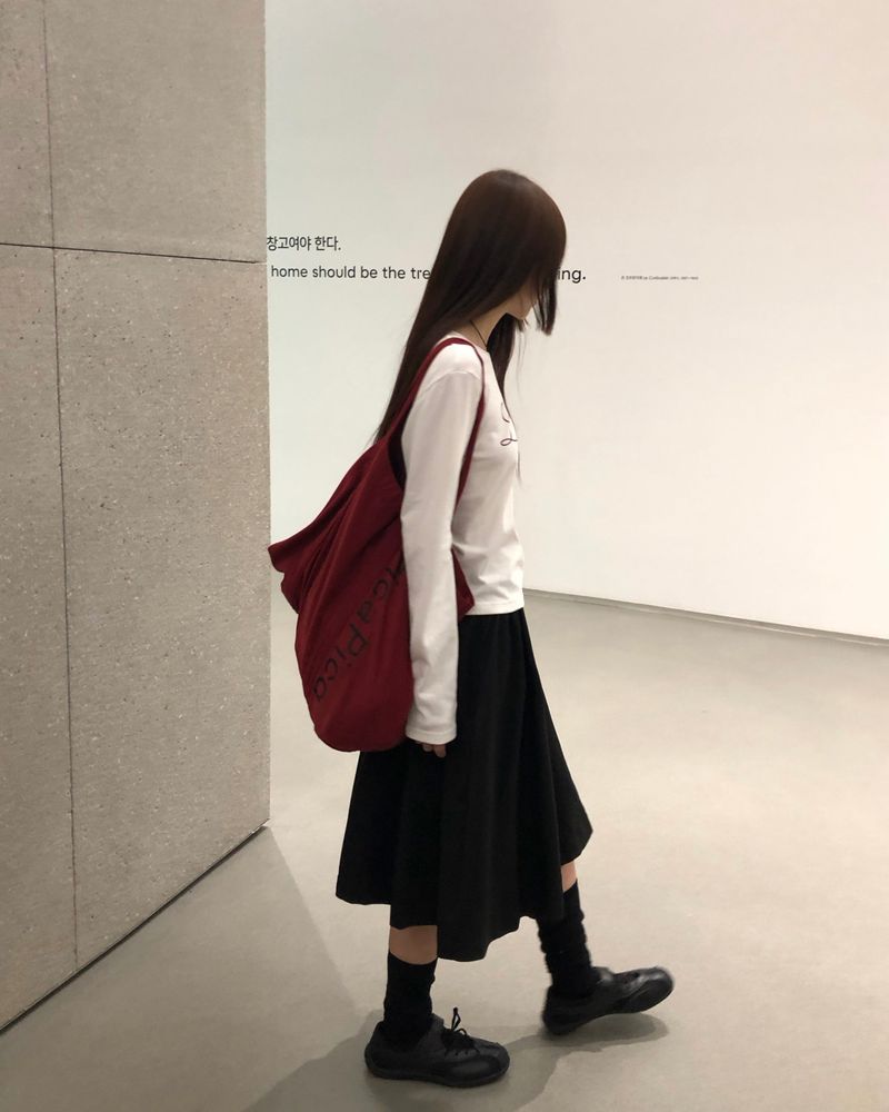 [ORIGINAL] Bellow Off-Shoulder Patch Sweatshirt