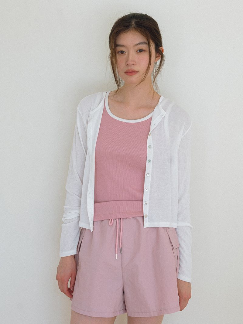 Soft Rayon Cardigan - Ivory