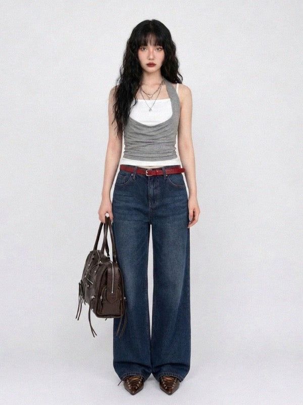VIVIC（ビビク）の「HIGH-WAISTED RELAXED WIDE-LEG JEANS (4COLORS!)（Pants）」