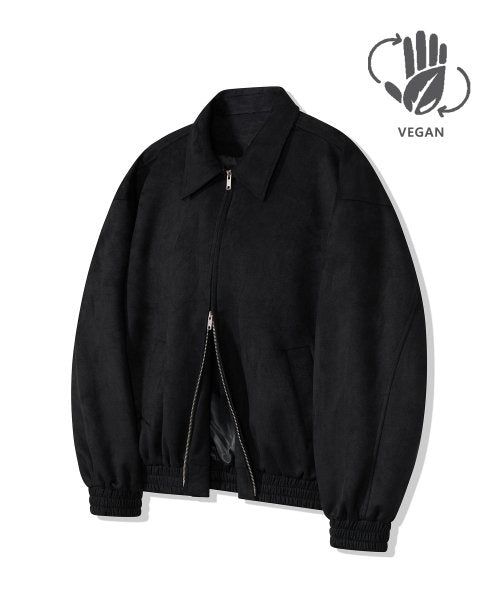 standard error（スタンダードエラー）の「87-STAN009 [Vegan Suede] Standard Blouson Suede Jacket BLACK（）」