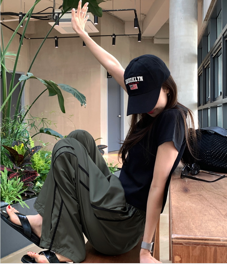Kep Track Nylon Wide Pants / 3 colors