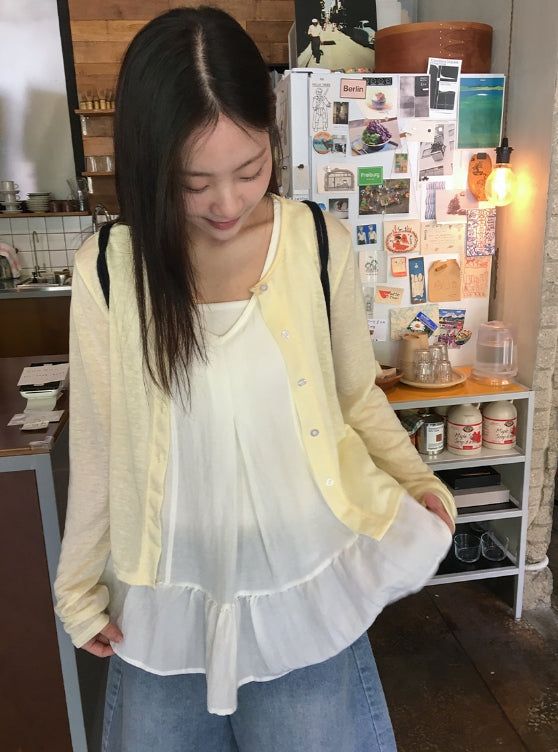 Lateni Cotton Summer Cardigan