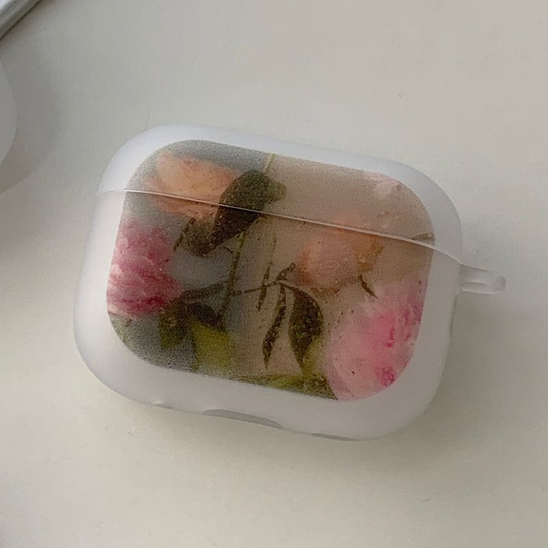 withsome（ウィズサム）の「Rose - Rain Flower AirPods Case_matt（Smartphone Accessories）」